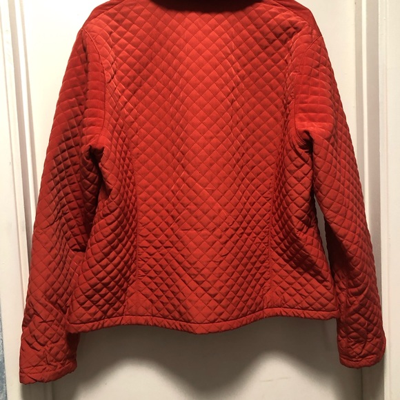 Aeros Wm jacket xl New orange lined zippered. Lined A-line . New used wore once - Picture 3 of 4